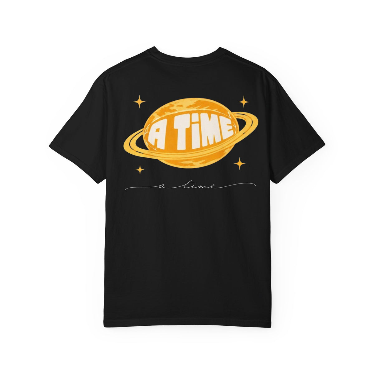 Atime tee yellow logo
