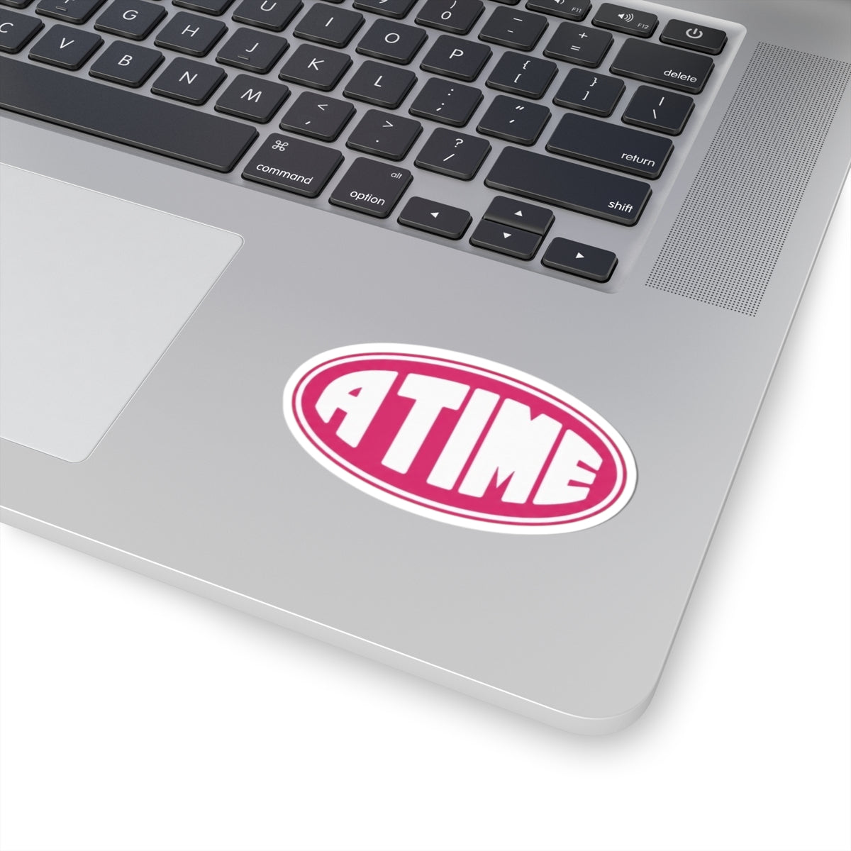 Atime pink logo sticker