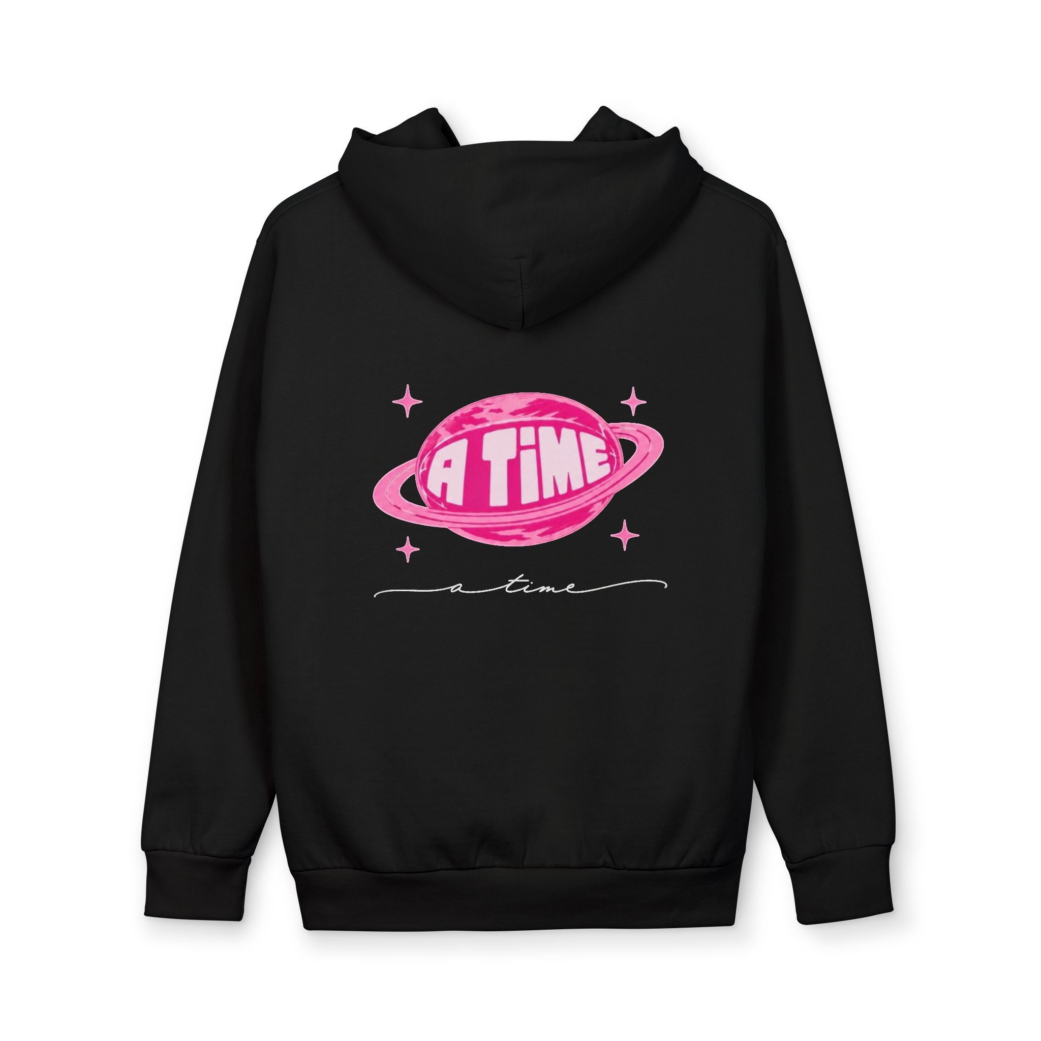 Atime hoodie pink logo