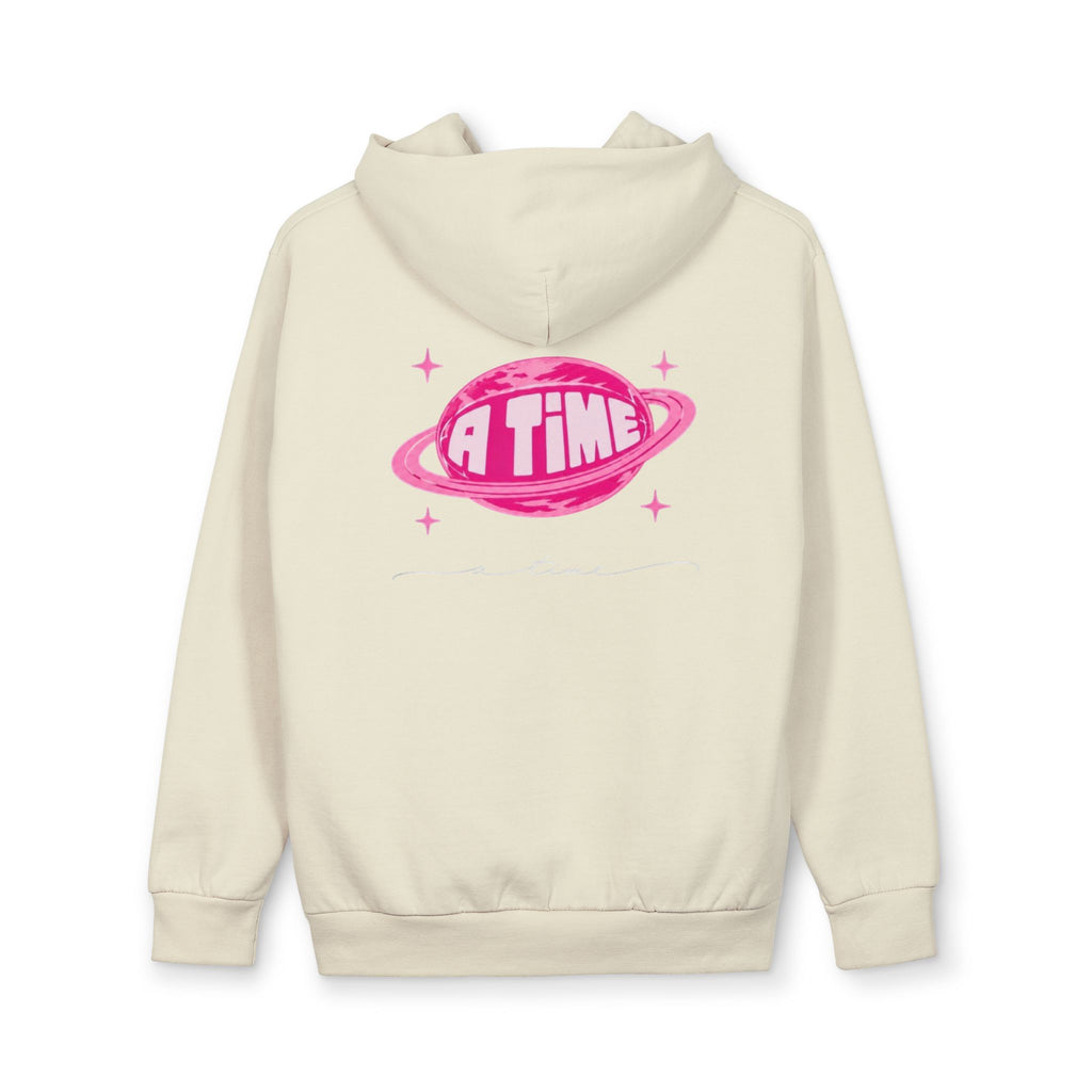 Atime hoodie pink logo