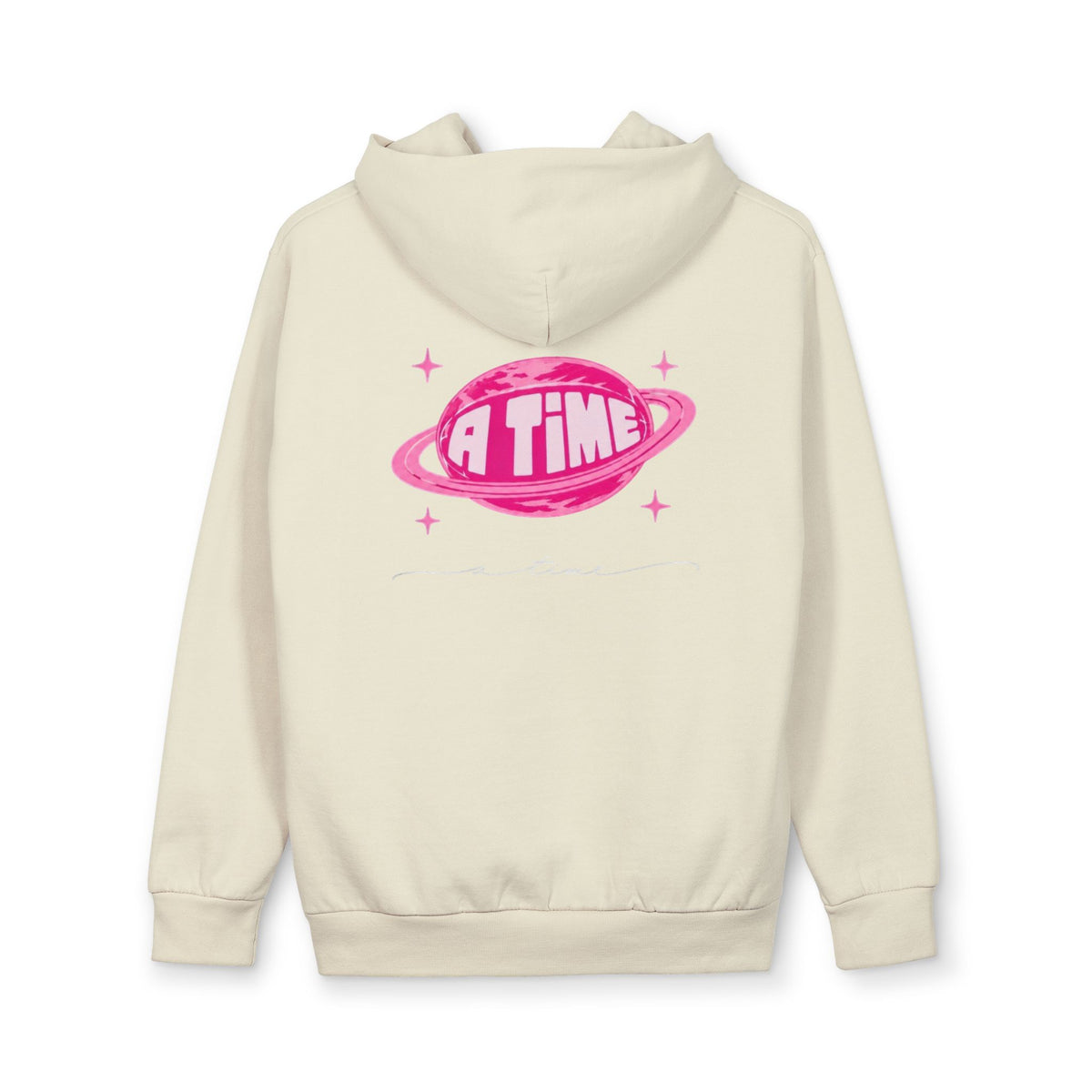 Atime hoodie pink logo